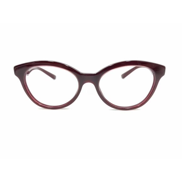 Prada VPR11R UAN-1O1 Dark Red Burgundy Cat Eye Eyeglasses Frames 50-17 140 Italy - Picture 6 of 12
